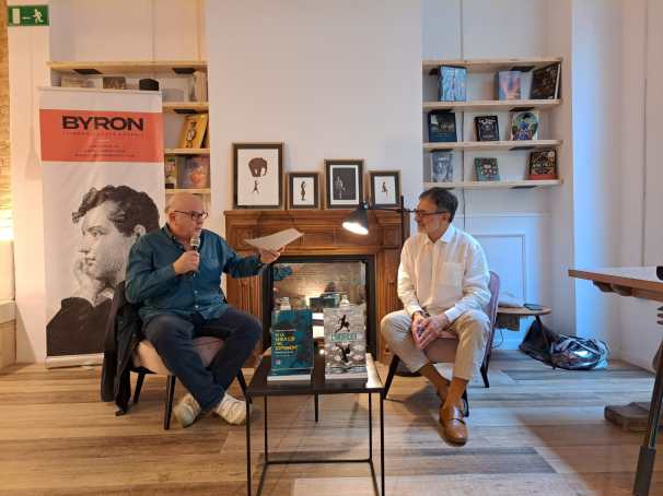 Acte de presentació de la reedició dels llibres esmentats, a la Llibreria Byron de Barcelona, amb la presentació d'Enric Umbert-Rexach i del propi autor